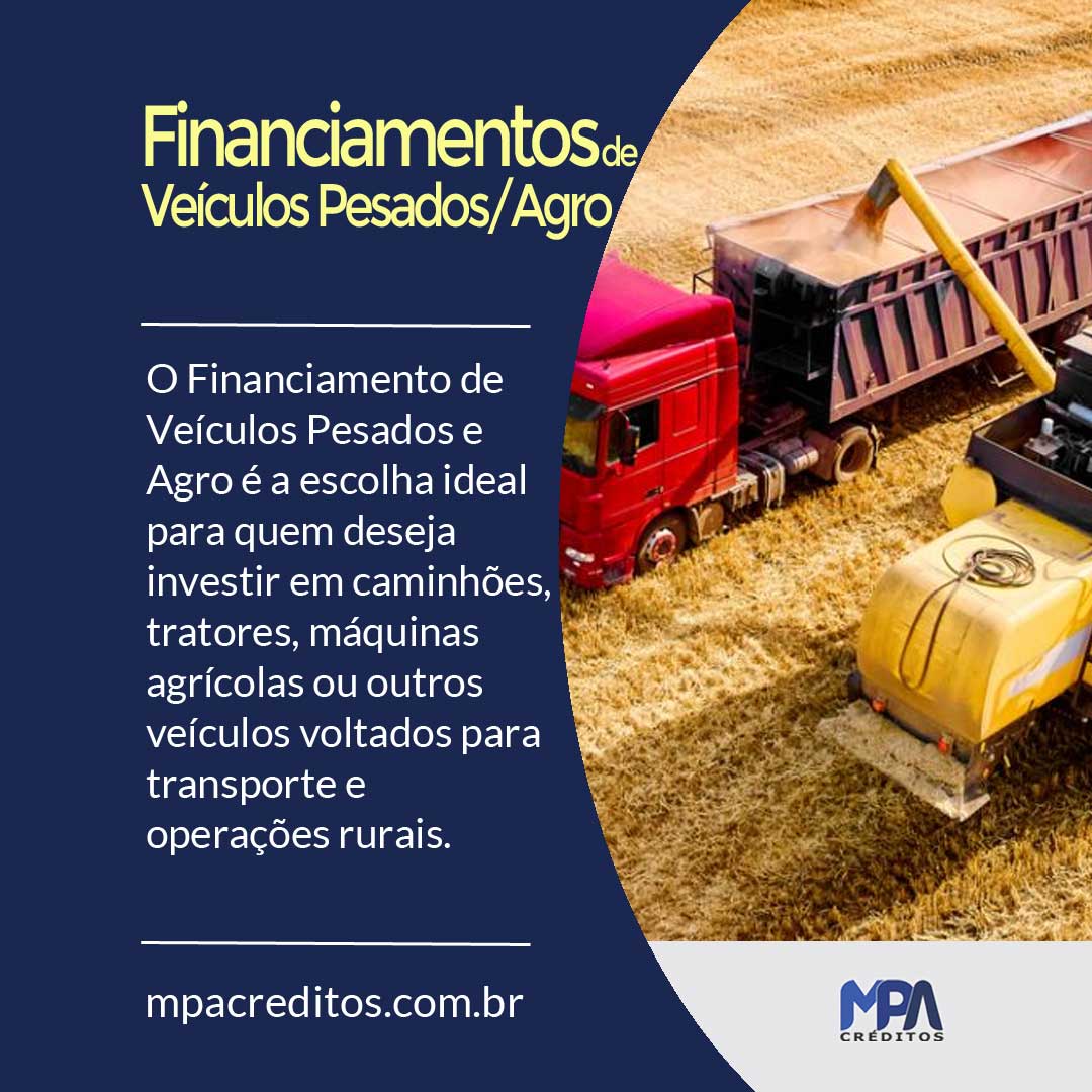 Financiamentos de Veículos Pesados/Agro PF