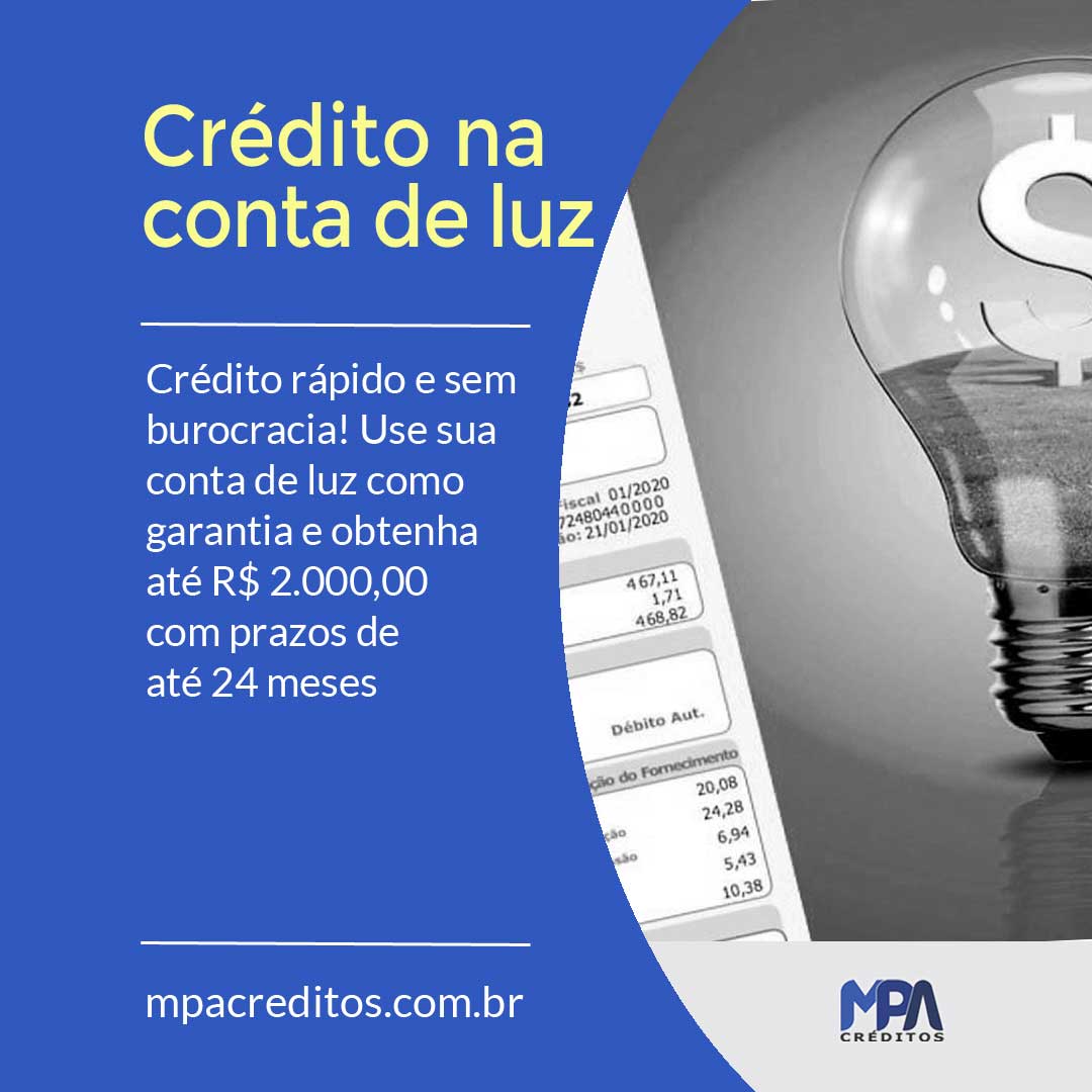 Crédito na conta de Luz